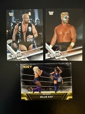 (3) 2017 Topps WWE Sting Stone Cold Steve Austin