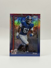 ABDUL CARTER - 2025 Topps Chrome - ROOKIE - Etch Variation Topographical