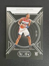 Alexandre Sarr 2024-25 Panini Noir RC Association Edition Base /99 #147