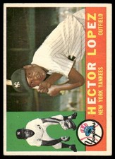 1960 Topps #163 Hector Lopez New York Yankees EX-EXMT 67357