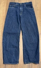 Madewell Balloon Jeans Women 30 High Rise Relaxed Tapered Leg Vintage Style Blue