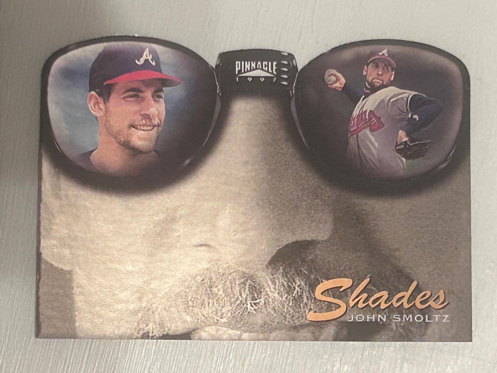 1997 Pinnacle Shades John Smoltz Atlanta Braves #3