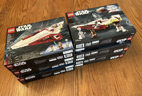 LEGO 75333 Star Wars Obi- Wan Kenobi's Jedi Starfighter - Lot of 6 +FAST SHIP!