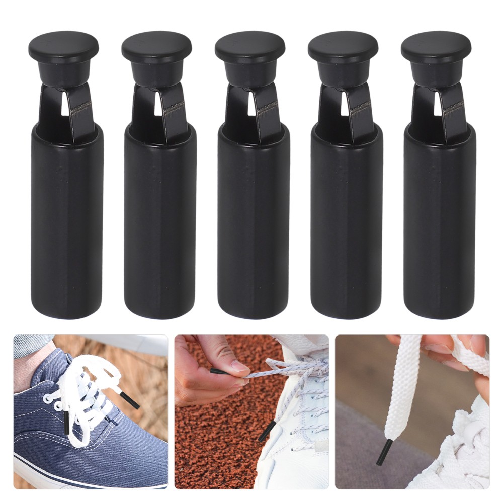 APL 10 Pezzi Accessori Fibbia Corda Punta Cilindrica Ricambio per Shoestring