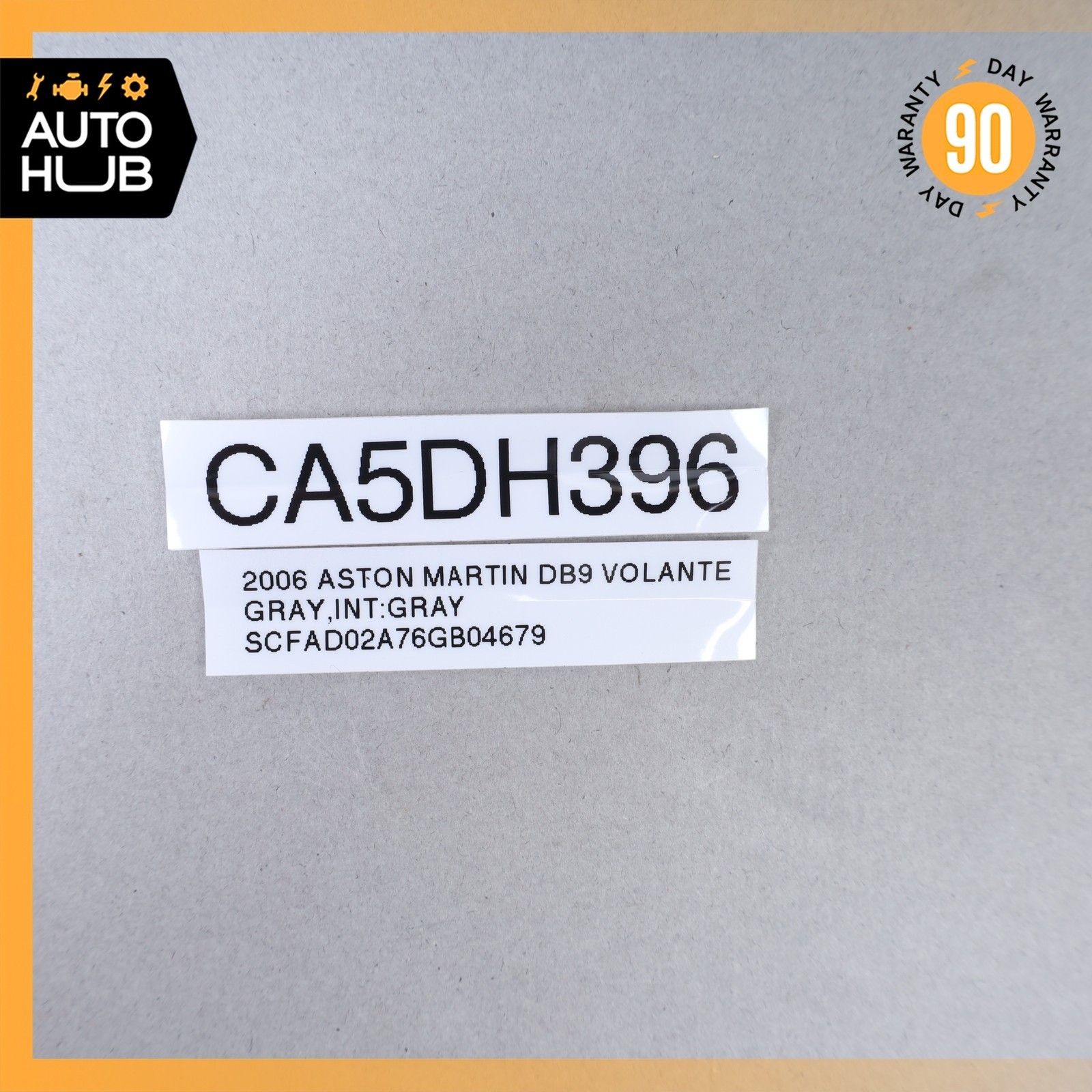 05-16 Aston Martin DB9 DBS Quarter Left Weatherstrip Rubber Seal OEM 34k