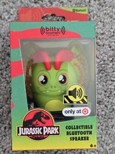 NEW Bitty Boomers Jurassic Park Collectible Dilophosaurus Bluetooth Speaker