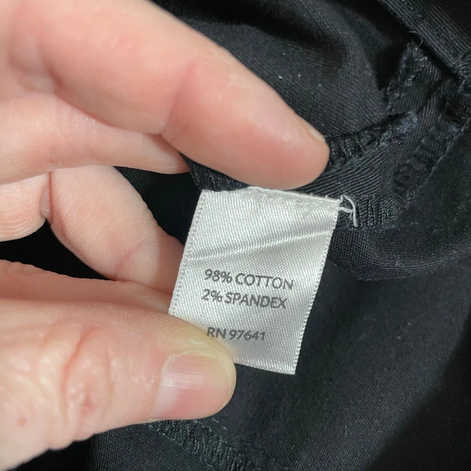 J Jill Women's Black Ankle Length Preppy Chino Dress Pants - Size 10 Petite-10P - Image 4 of 4