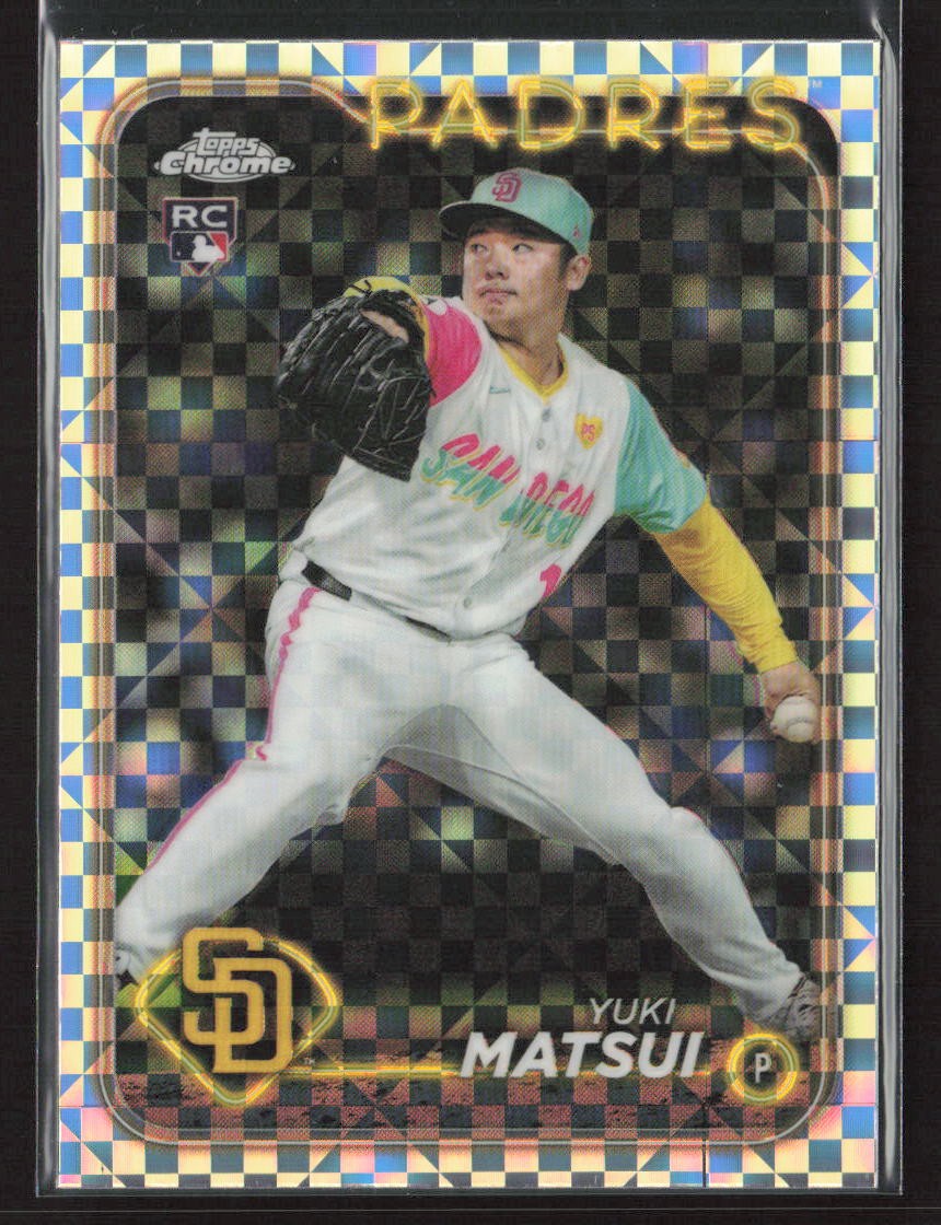 Yuki Matsui 2024 Topps Chrome Update #USC187 X-Fractors San Diego Padres