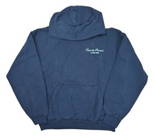 Los Angeles Apparel Weiss Trust The Process Hoodie in Blue