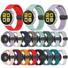 Folding Buckle Strap Silicone Strap for Samsung/Huawei/mi/Garmin/Honor/Amazfit