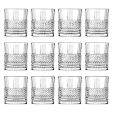RCR Crystal 340ml Brillante Whisky Glasses Water Juice Drinking Tumblers Set