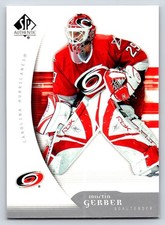 #19 Martin Gerber, Carolina Hurricanes 2005-06 SP Authentic Base