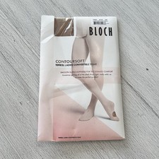BLOCH Women's Tan/Nude Contoursoft Adaptatoe Tights SM/MD T0982L