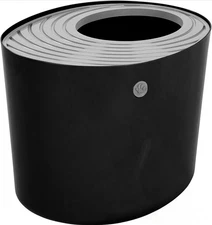 IRIS USA Cat Litter Box, Large Top Entry with Litter Catching Lid