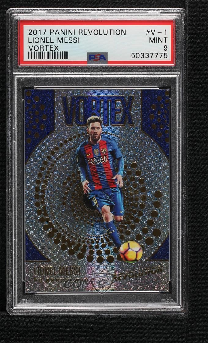 2017 Panini Revolution Vortex Lionel Messi #V-1 PSA 9 MINT 1e17