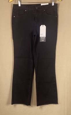 NWT 1822 Denim High Rise Demi Boot Vintage Denim Sz 6 Jeans Goth Punk Grunge
