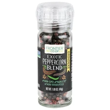 Frontier Exotic Peppercorn Blend 1.69 Ounce Unique Gourmet Seasoning Spice