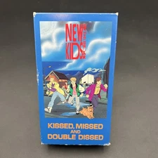 New Kids On The Block *RARE* VHS Kissed, Missed And Double Dissed