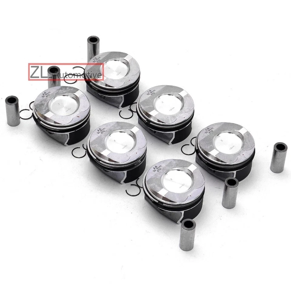6pcs Pistons & rings Set STD For Mercedes-Benz C350 E350 CGI W204 W211 M272.982 - Image 2 of 4