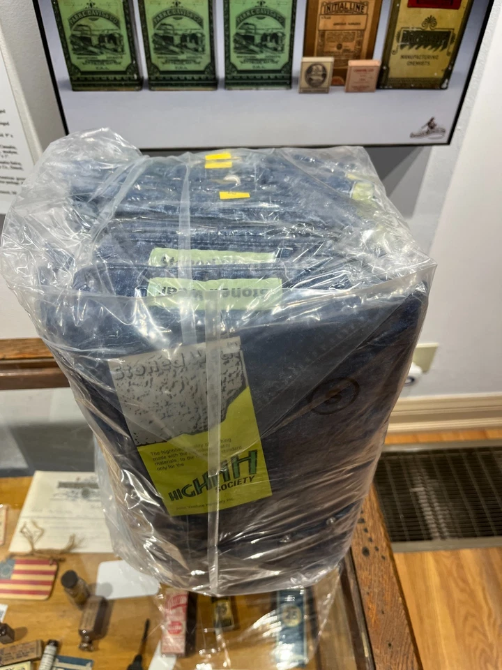 Paquete de 10 camisas abotonadas vintage de cáñamo Highhh Society selladas a granel de los años 90 nuevas de colección Foto 4 de 4