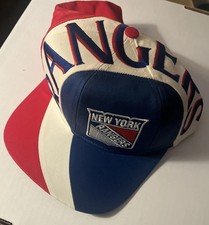 Vintage Rare New York Rangers 90  s SnapBack Hat Twins Enterprise NHL New Perfect