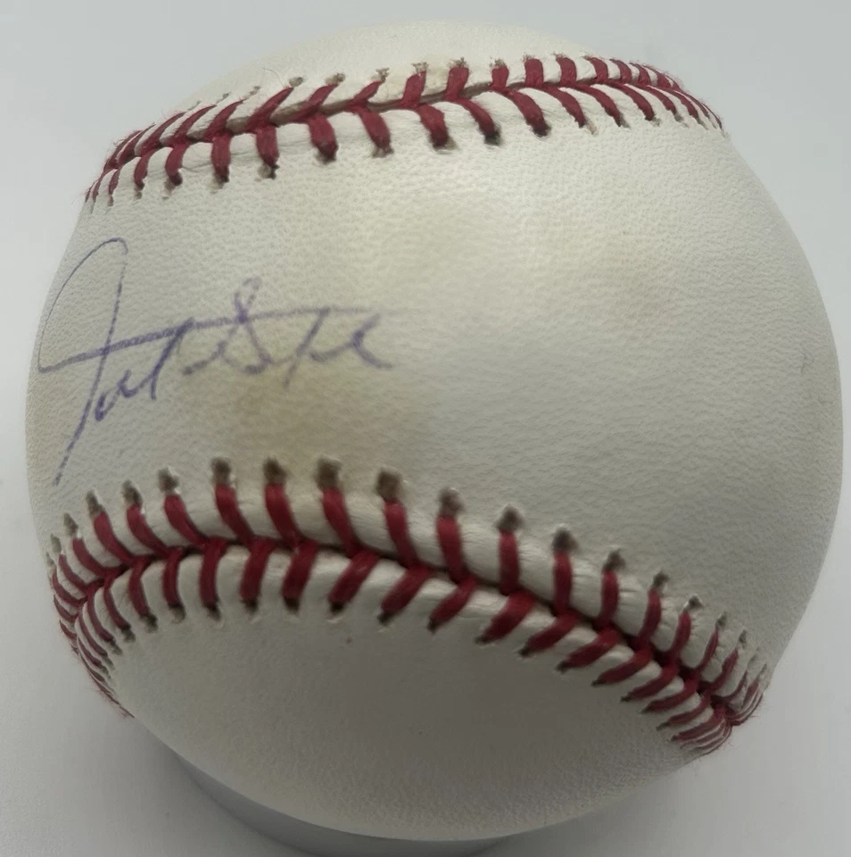 Giancarlo Stanton Firmado Rawlings Oficial Grandes Ligas Béisbol Autografiado Foto 3 de 4