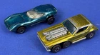 Vintage Hot Wheels Redline Open Fire 1972 Hong Kong Base Spectraflame Gold