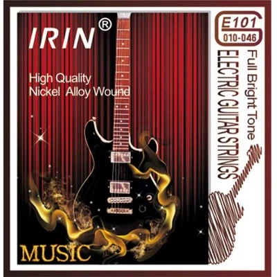 IRIN Gitarrensaiten Set E-Gitarre Saiten Elektrogitarre Musik Electric Guitar Strings