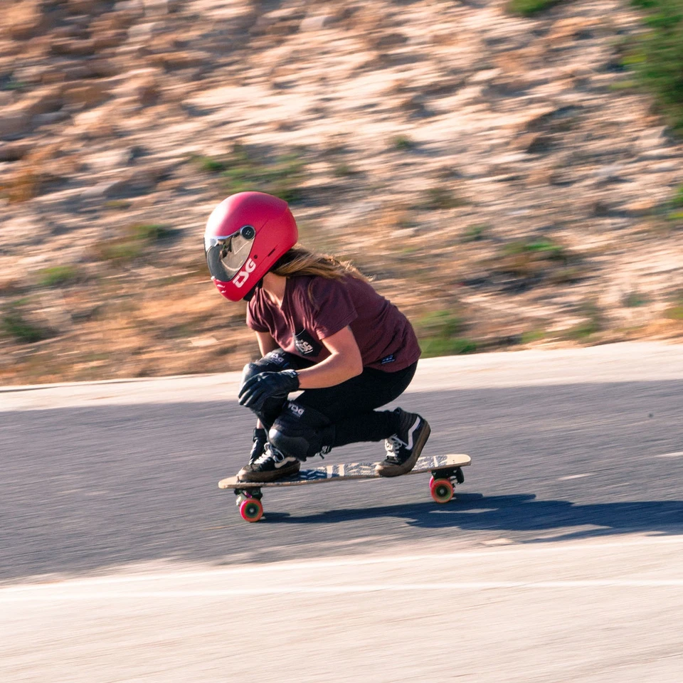 Casco integral TSG Pass 2.0, monopatín cuesta abajo, M (56-58 cm), negro Foto 2 de 4