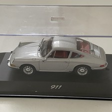 Minichamps Porsche 911 Coupe Silver 1:43 Diecast Limited Edition 1960s W/ Case