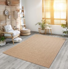 Outdoor Carpet Terrace Balcony Indoor Robust Carpet Jute Look Nature