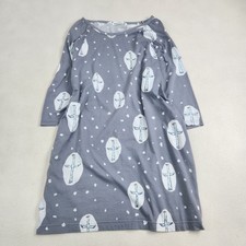 Mina Perhonen Dress Tunic Cross Bird 38 M Pattern All Gray