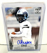 2020 Leaf (RC) Draft #BA-AP1 Aaron Parker Autograph