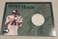 2002 Playoff Absolute Memorabilia Materials 126/150 Daunte Culpepper #TT-14