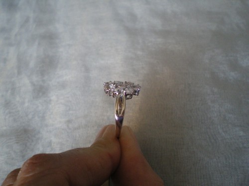 Zambezia Morganite ring, 1.28 carats, size P/Q, 3.49 grams 925 Sterling Silver - Picture 11 of 12