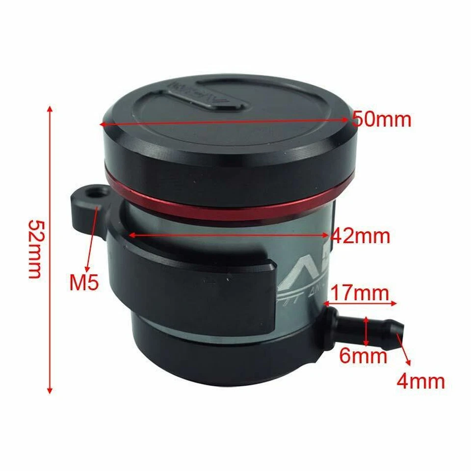 Главный цилиндр мотоциклетной тормозной муфты с ЧПУ резервуар для жидкости бак для масла чашка - Изображение 2 из 4