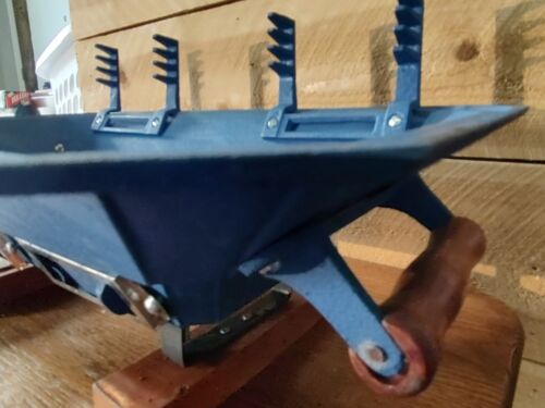 Noma Cast Iron Double 17X10 Hibachi Grill BBQ W/Electric Converter New VTG Blue - Picture 13 of 20