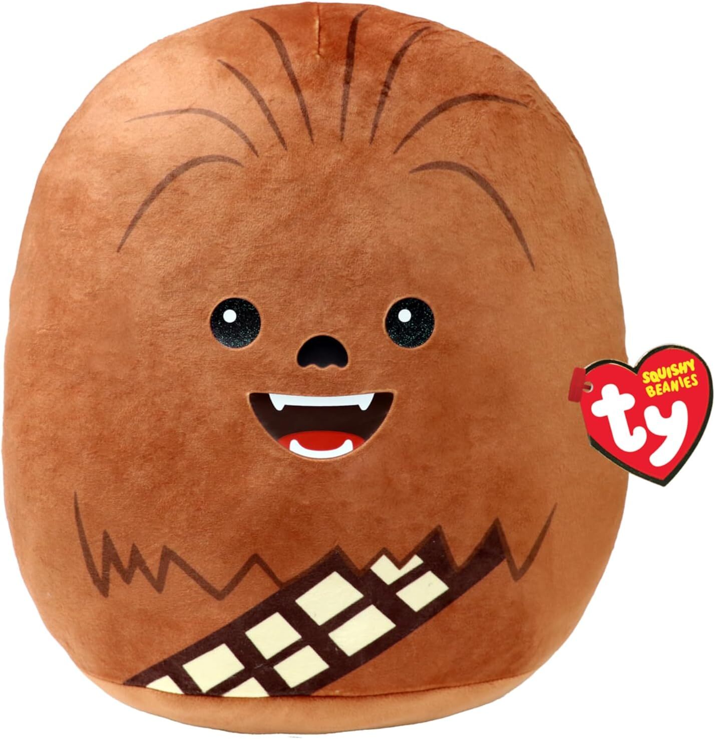 Мягкая шапочка Ty Chewbacca Disney Star Wars Squish-A-Boos, 10 дюймов, лицензионная детская шапочка