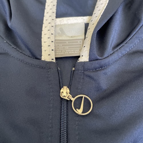 Boys’ Size L, Size 14, Navy Nike Zipper Jacket With Hoodie - Picture 4 of 17