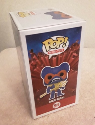 Masters of The Universe Mer-Man (Blue) 91 Pop Retro Exclusive Vinyl Figure - Picture 3 of 9