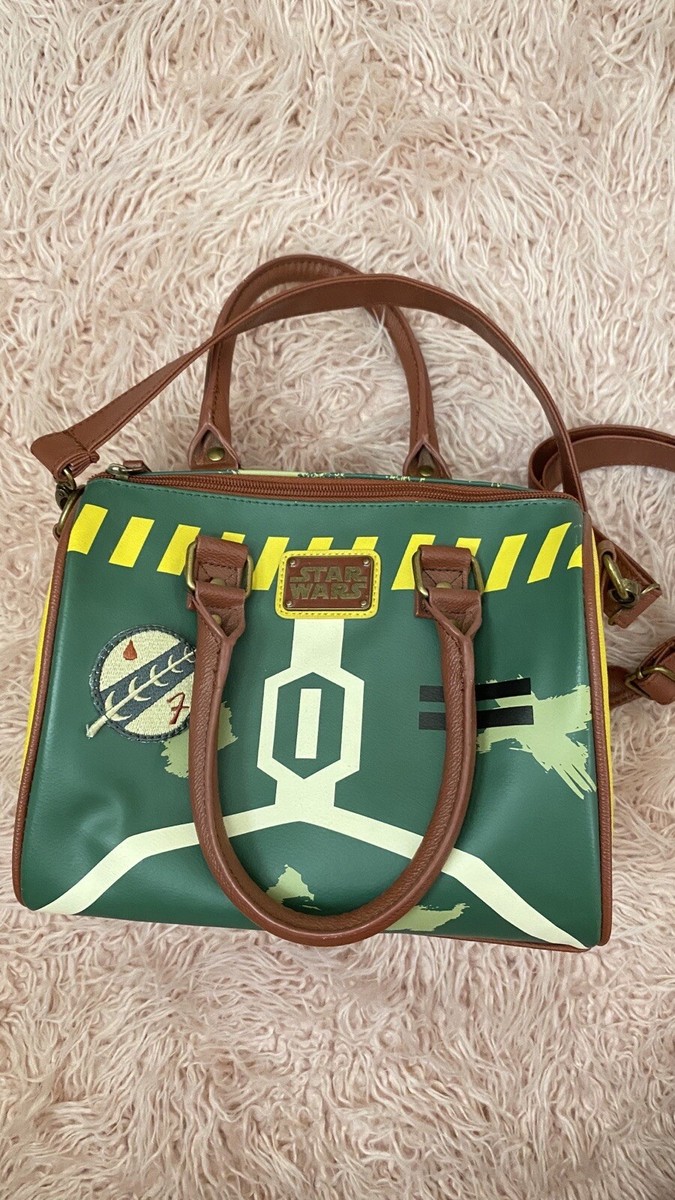 ※green Loungefly Star Wars Crossbody Boba Fett Barrel Bag RARE | eBay