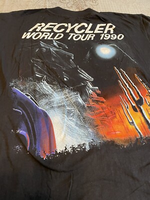 Vintage ZZ Top Recycler World Tour 1990 Shirt T-shirt France “L 