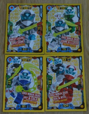 Lego Ninjago  Serie 5 Next Level 4x limitierte Auflage LE11 LE12 LE13 LE14