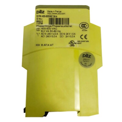 890210 Neu Versiegelt PILZ PNOZ S1PN 400-500VAC 2C/O Safety Relay 890210