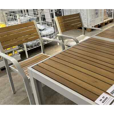 定価70,000円超え盛岡！IKEA SJALLAND IKEA SJALLAND Table Only, outdoor, light brown / light gray