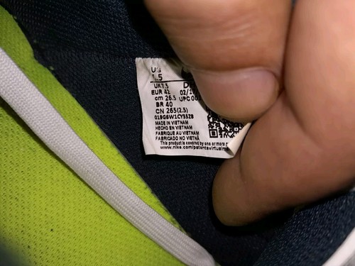 bascket Nike Air Force 1 Homme taille 42 Jaune Fluo - Foto 10 di 10