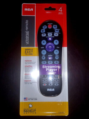 RCA Universal 4 Device Remote Control  # RCR414BHZ