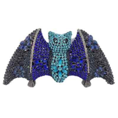 Animal Bat Diamond Dinner Bag Banquet Handheld Metal Water Diamond Bag Wedding