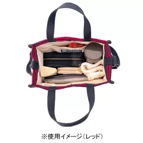 Bolso de Mano Cuadrado Peanuts Snoopy Rootete Borde Rayas con Correa para el Hombro Japón Nuevo Foto 4 de 4