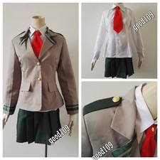 Costume Cosplay My Hero Academy Ochako Uraraka Uniforme qualsiasi taglia